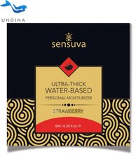 Пробник Sensuva - Ultra–Thick Water-Based Strawberry (6 мл)