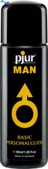 Лубрикант на силиконовой основе pjur MAN Basic personal glide 30 мл с деликатным уходом за кожей