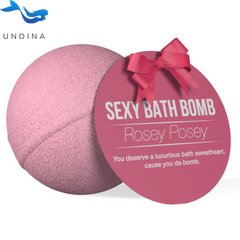 Супер-бомбочка для ванны Dona Bath Bomb - Rosey Posey (128 гр), приятный аромат розы