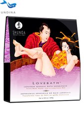 Гель для ванны Shunga LOVEBATH - Sensual Lotus 650гр, делает воду ароматным желе со SPA еффектом