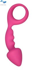Анальная пробка Adrien Lastic Budy Pink со стимулирующей ножкой, макс. диаметр 2,5см