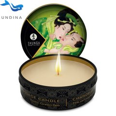 Массажная свеча Shunga Mini Massage Candle - Exotic Green Tea (30 мл) с афродизиаками